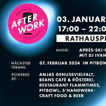 „After Work – gemeinsam in den Feierabend“ unter dem Motto „Après Ski“ am 3. Januar