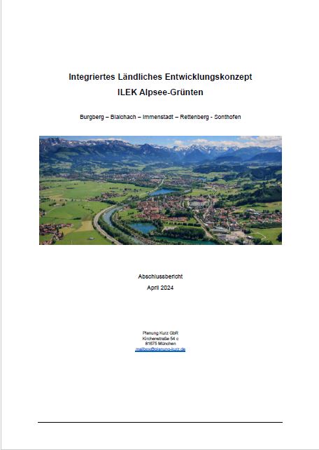 <p>Grundlage für die Zusammenarbeit der Kommunen einer ILE-Region ist das sogenannte Integrierte Ländliche Entwicklungskonzept, kurz „ILEK</p>